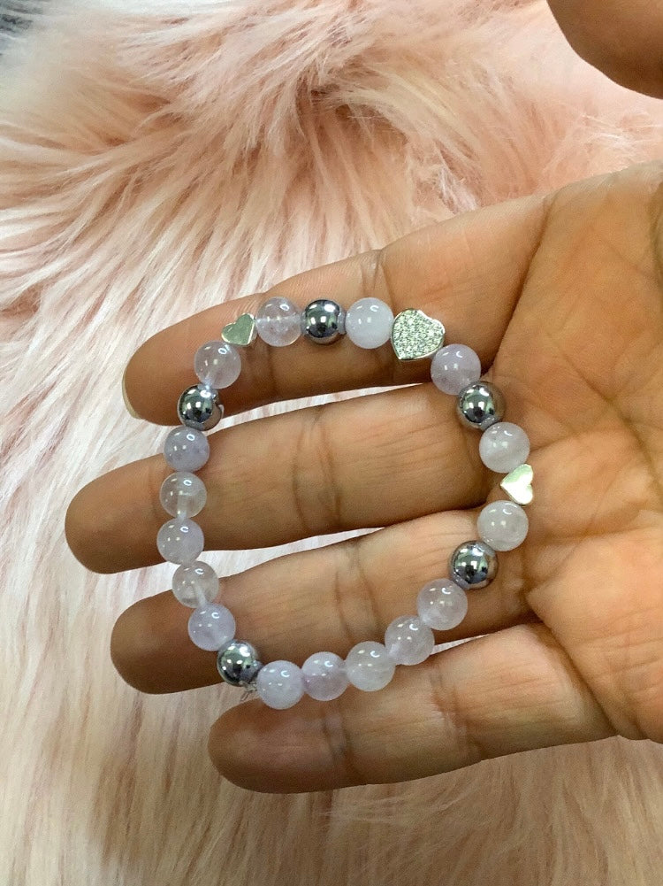 Triple Heart Blue jade