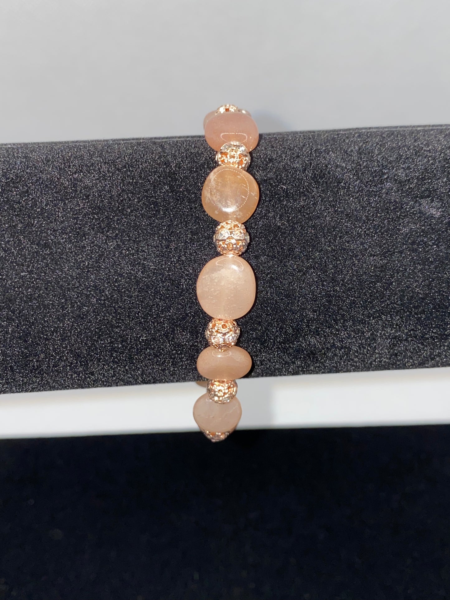 Peach Moonstone bracelets