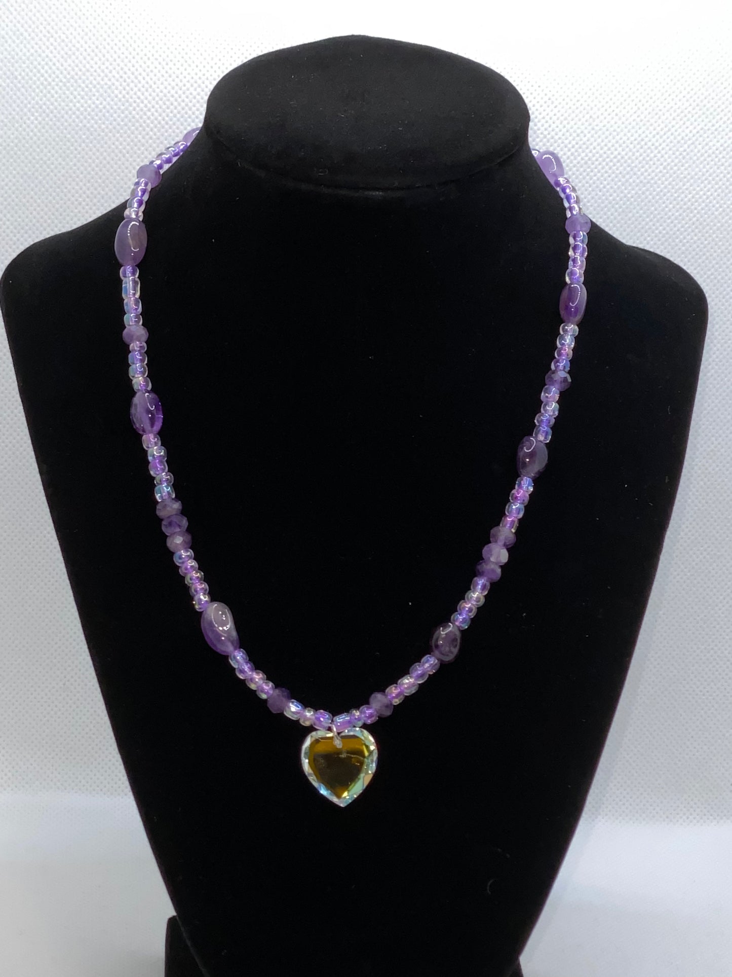 π Amethyst Necklace β Spiritual Protection & Inner Peace Crystal Jewelry