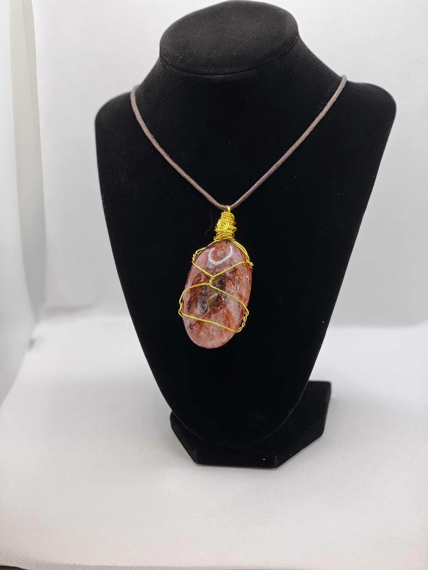 Fire 🔥 quartz pendant