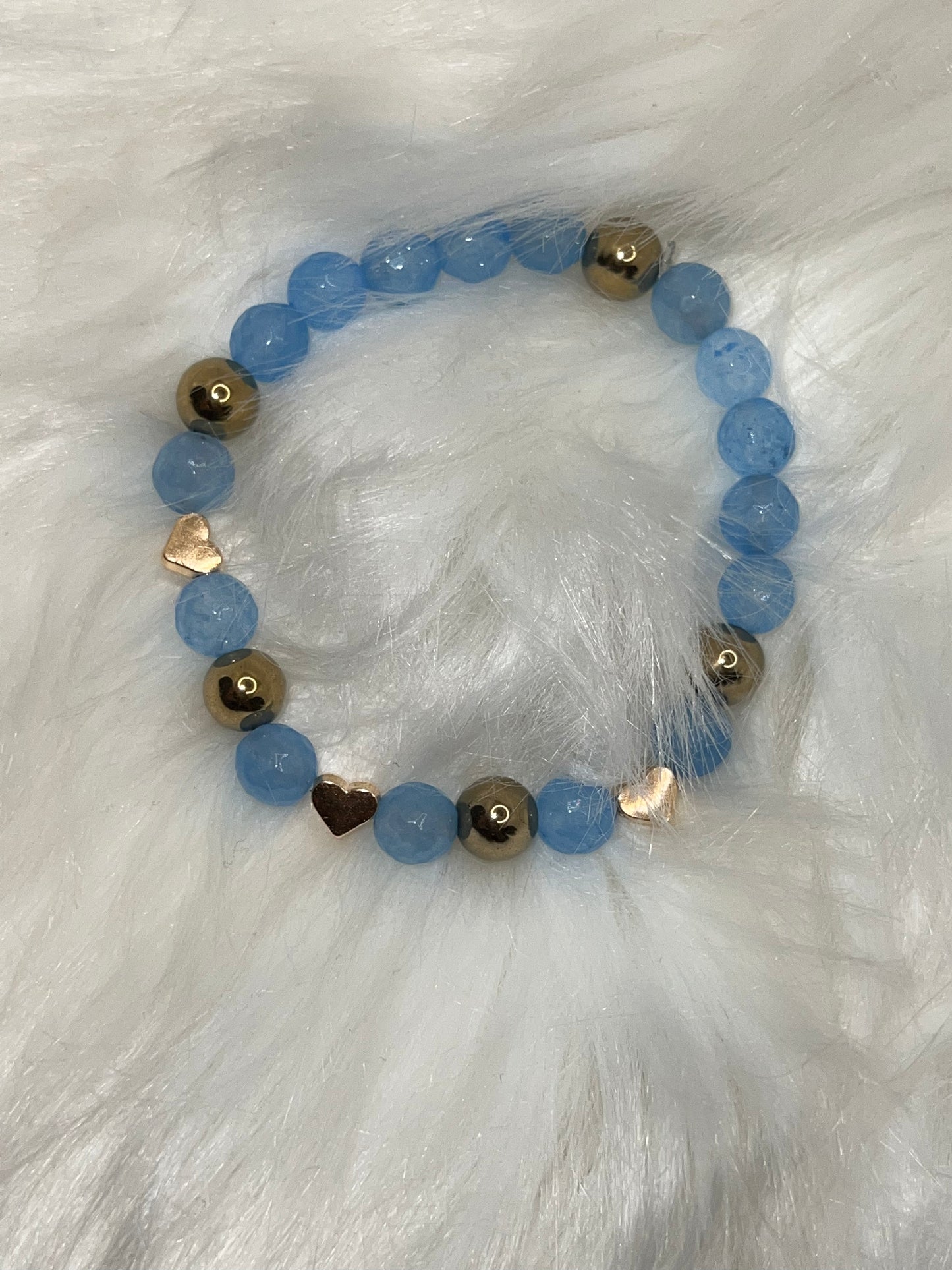 Triple Heart Blue jade