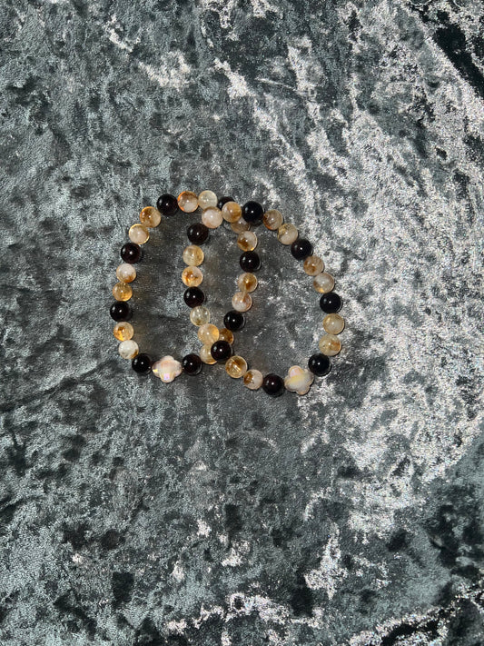 ✨ Jupiter Abundance + Protection Bracelet (Citrine & Garnet) ✨