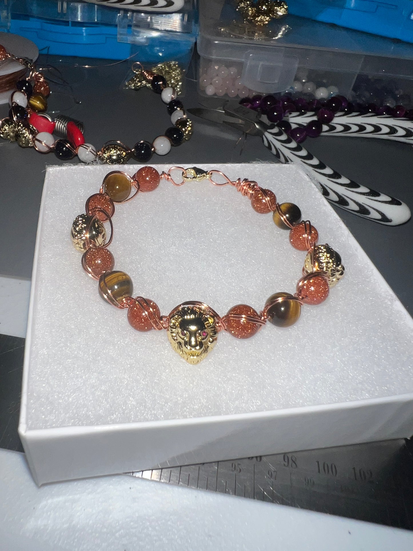 TEMPLE GUARD 🦁 | Unisex Copper Wire-Wrapped Protective Bracelet