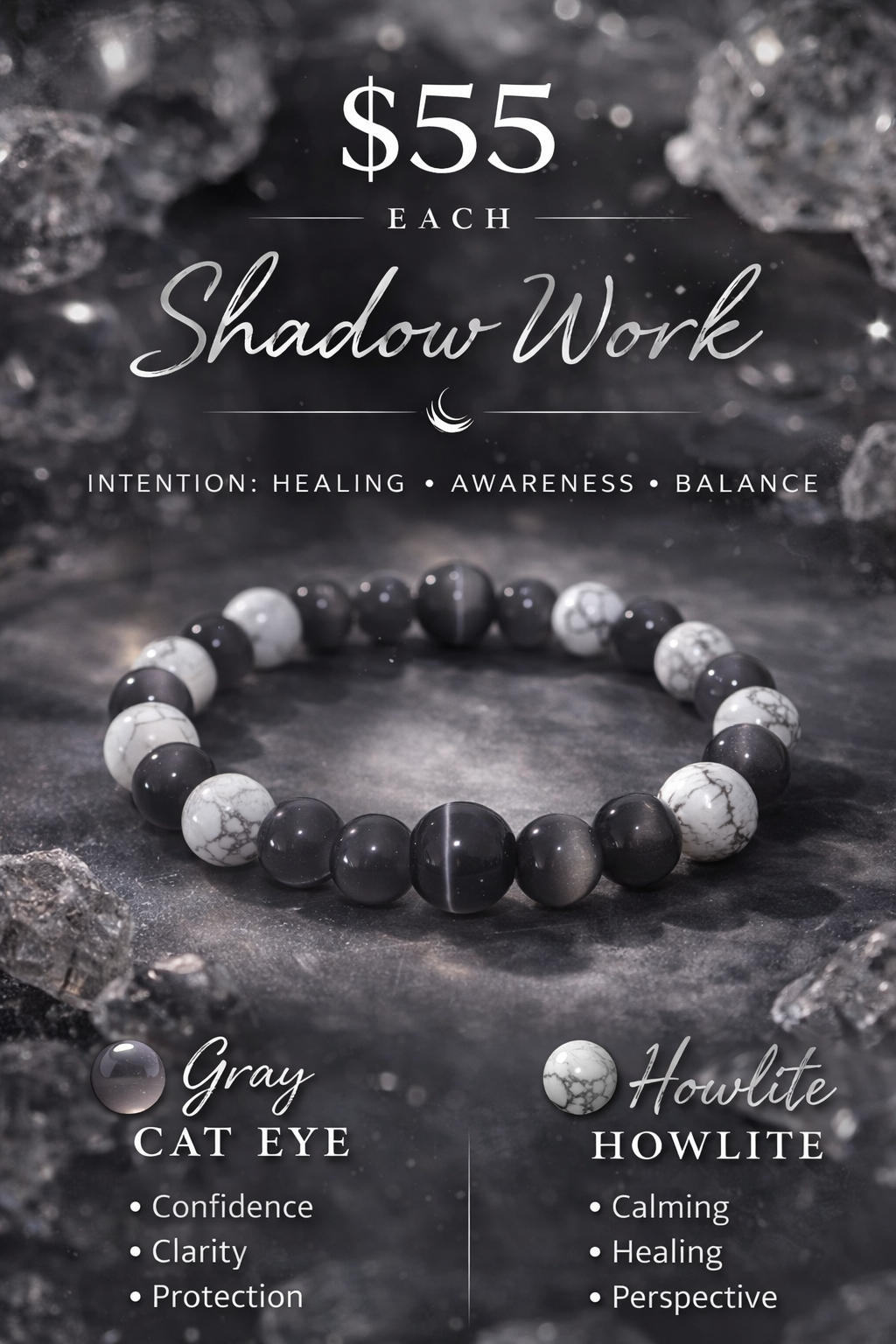 Shadow Work Bracelet 🌑