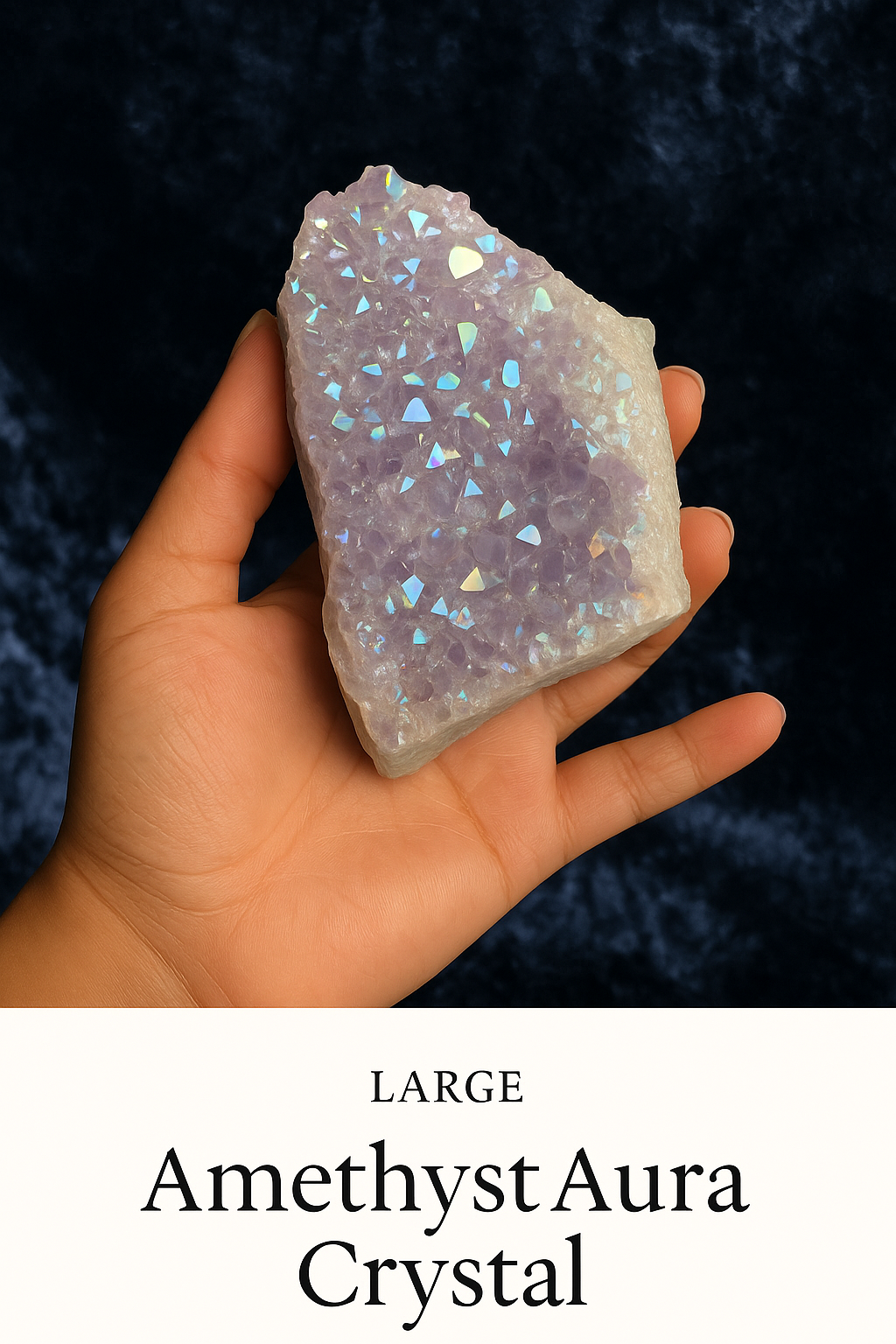 Amethyst Aura Crystal Cluster