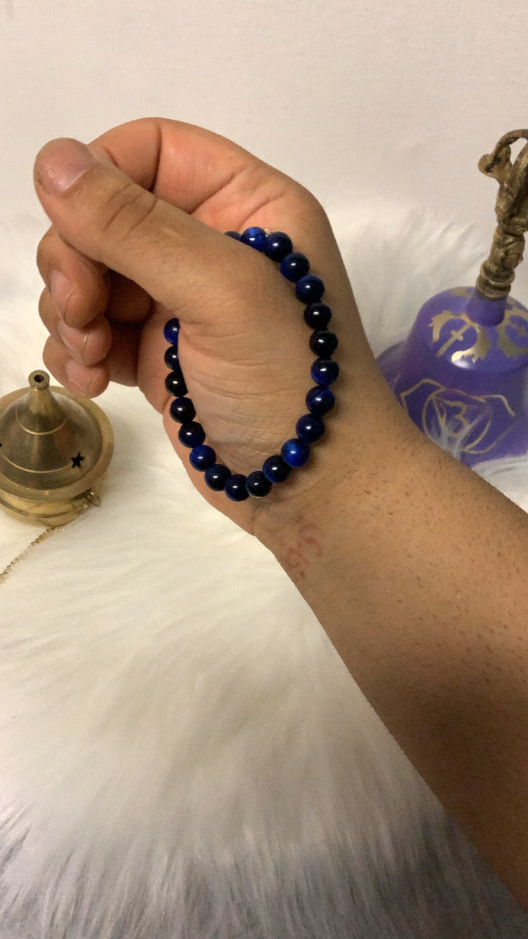 Blue tigers 🐯 🧿 eye (crystal bracelet)