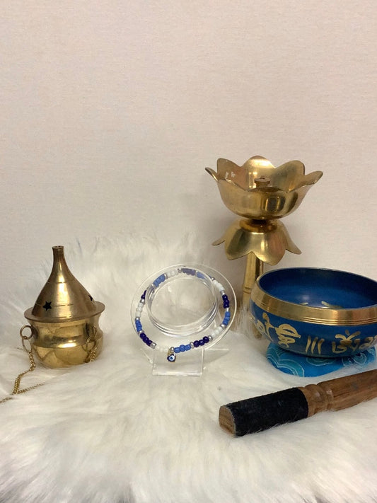 Evil eye bracelet (blue )